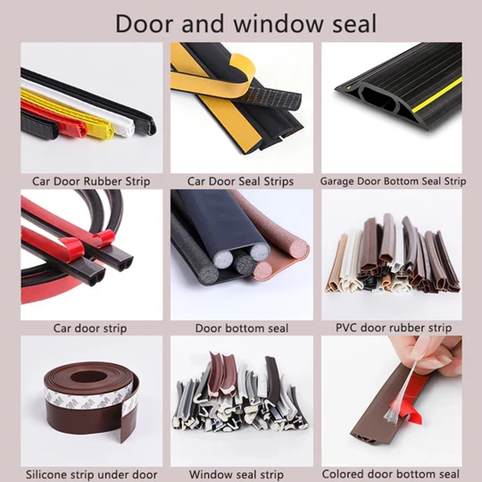 4 pcs Door bottom sealing Strip