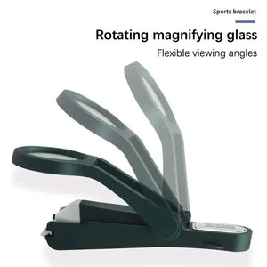 Nail Clippers with Magnifying Glass