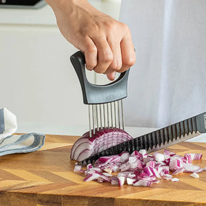 Stainless Steel Onion, Meat Holder Cutting Tool