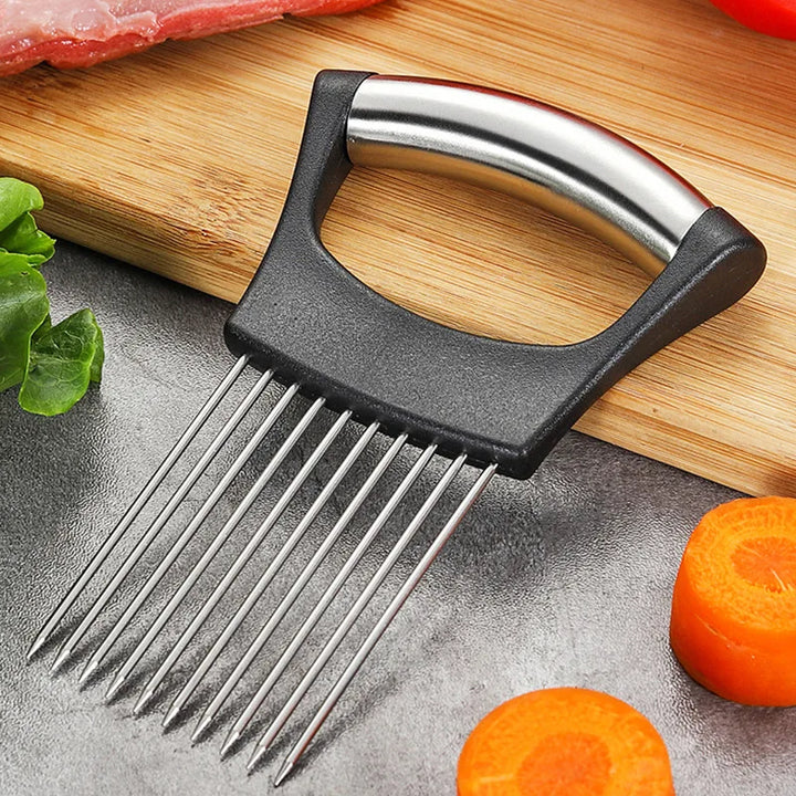 Stainless Steel Onion, Meat Holder Cutting Tool