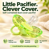 Self-Contained Dust Cover Pacifier for Newborn Babies Made of Safe PP Material