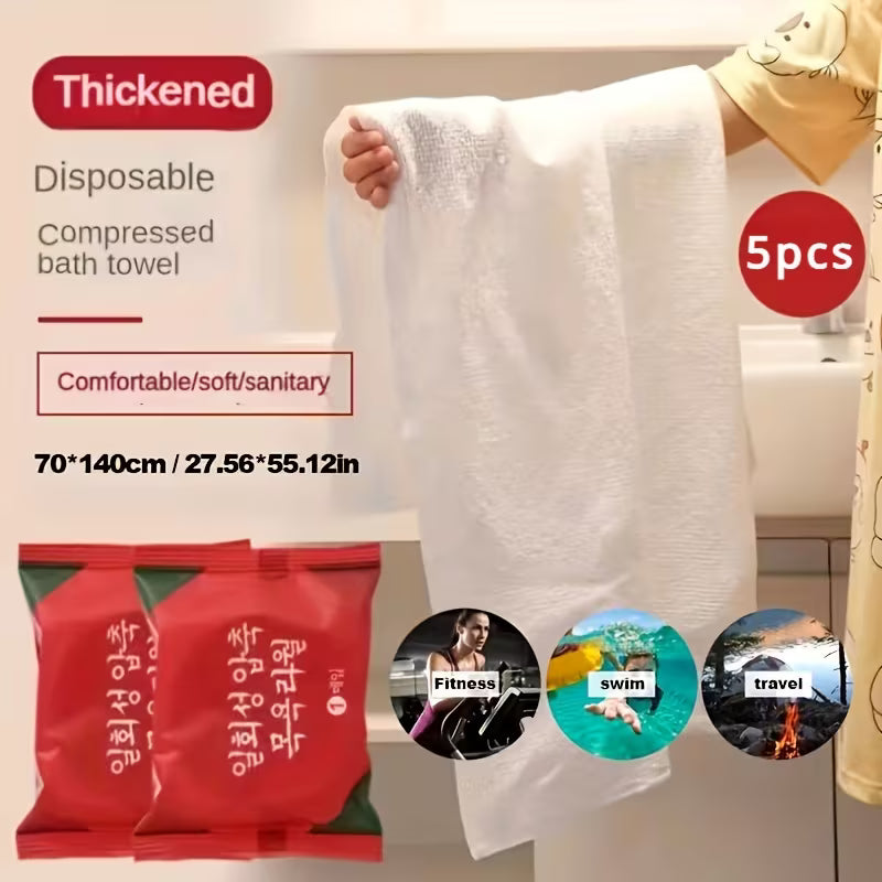 Disposable Compressed Extra-thick Large Towels